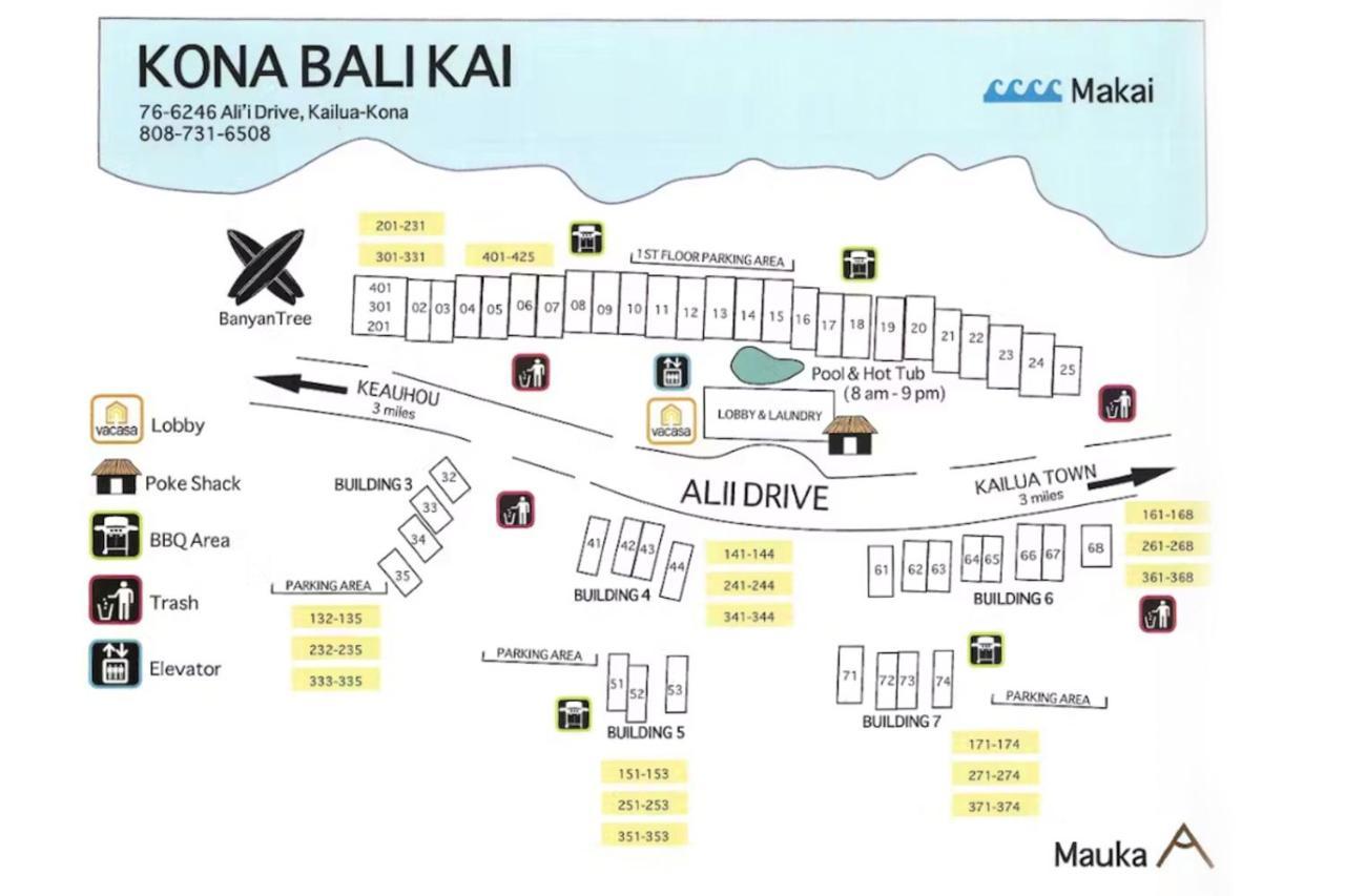 Kona Bali Kai #341 Lejlighed Kailua-Kona Eksteriør billede